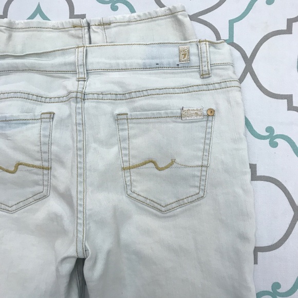 7 For All Mankind Other - 💙👖SUPER CUTE! 7FAM THE SKINNY👖💙SIZE 14 27.5”